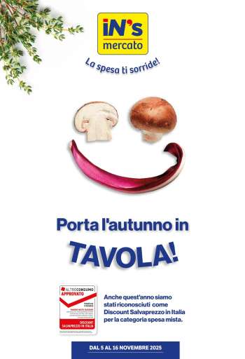 Volantino iN's Mercato - 3/11/2025 - 16/11/2025.