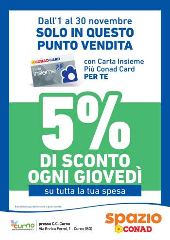 Volantino Spazio Conad - 1/11/2025 - 30/11/2025.