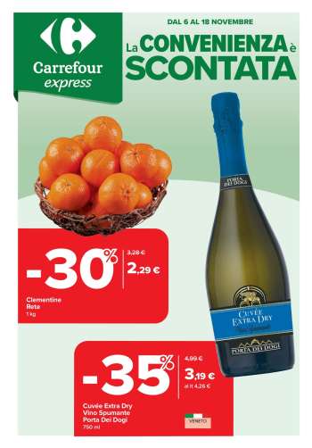 Volantino Carrefour - 6/11/2025 - 18/11/2025.