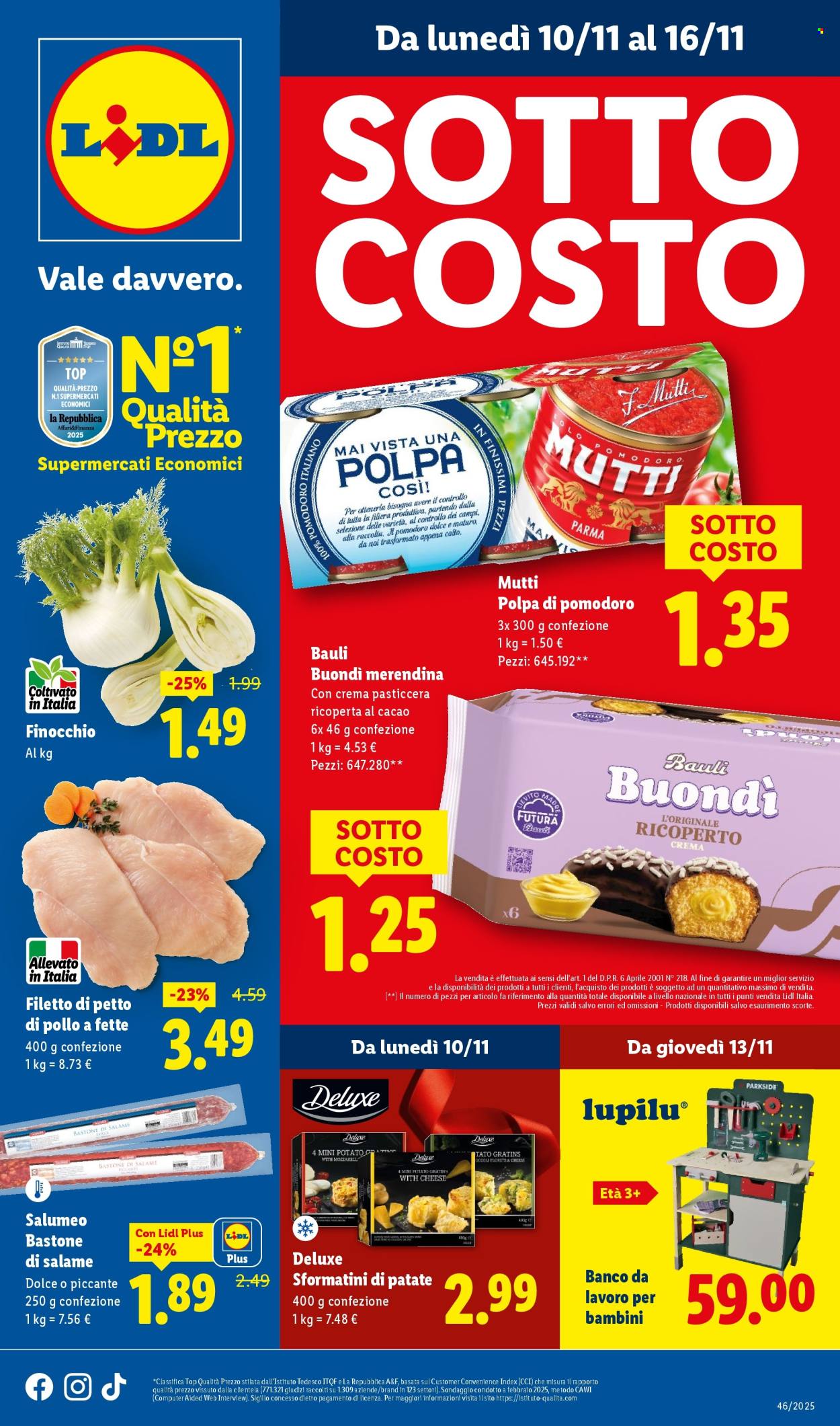 Volantino Lidl - 10/11/2025 - 16/11/2025. Pagina 1