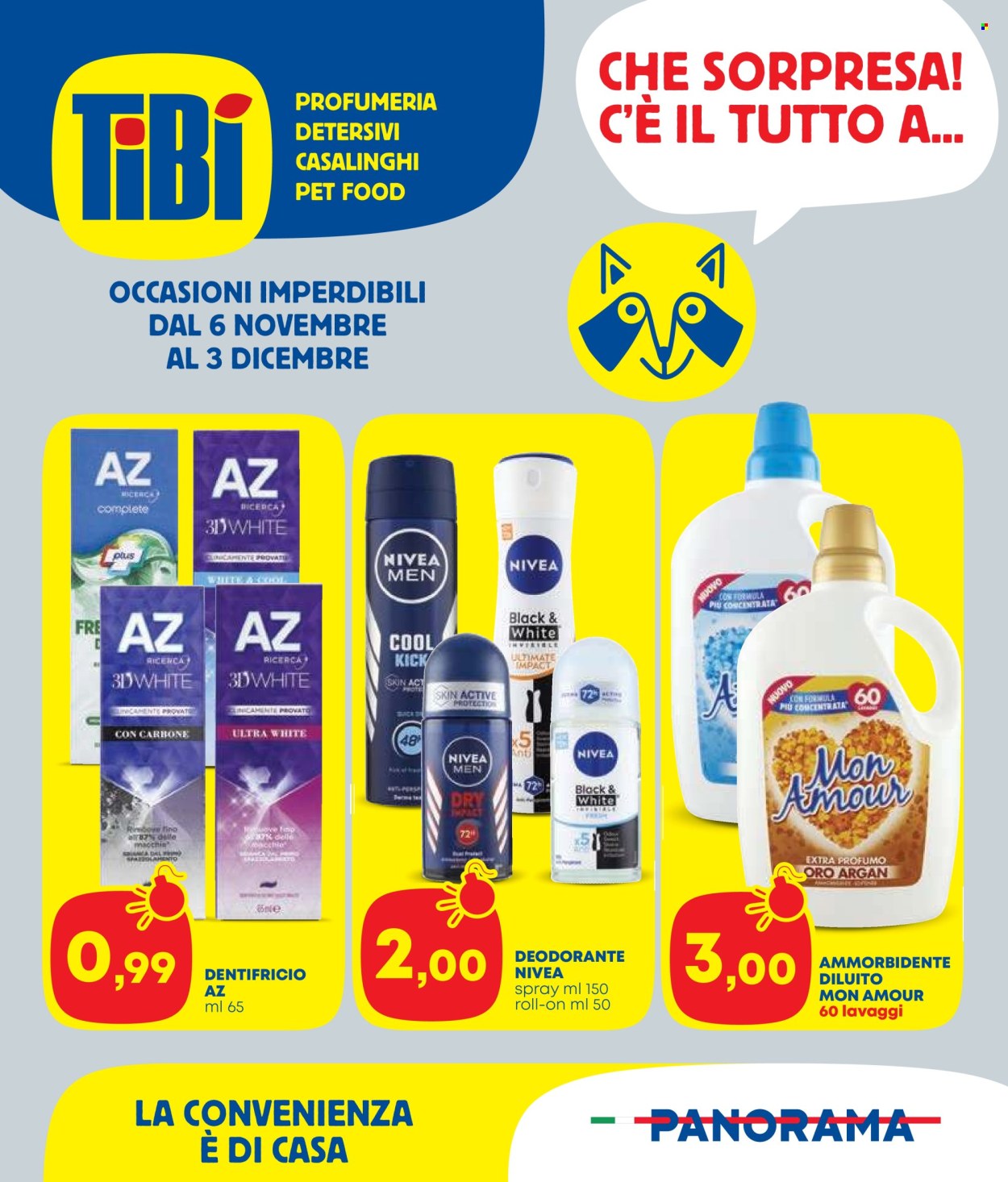 Volantino Panorama - 6/11/2025 - 3/12/2025. Pagina 1