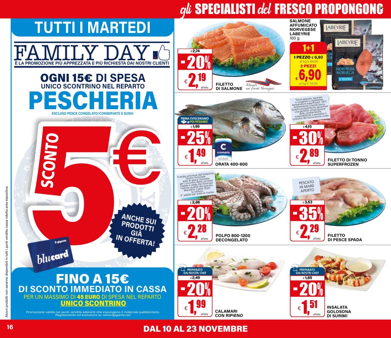 Volantino Il Gigante - 10/11/2025 - 23/11/2025. Pagina 16