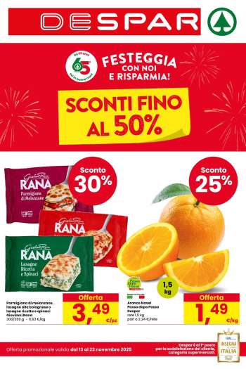 Volantino Despar - 13/11/2025 - 23/11/2025.