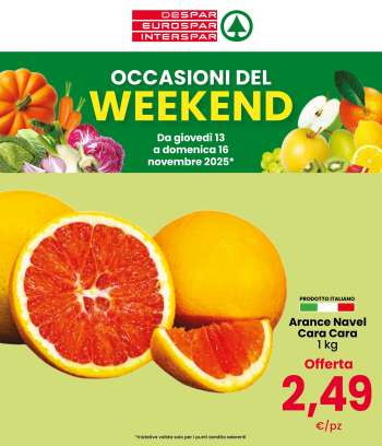 Volantino Eurospar - 13/11/2025 - 16/11/2025.