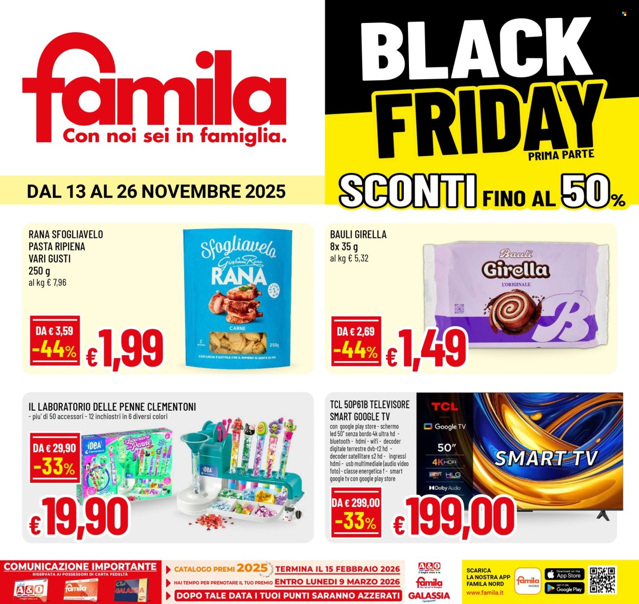 Volantino Famila - 13/11/2025 - 26/11/2025. Pagina 1
