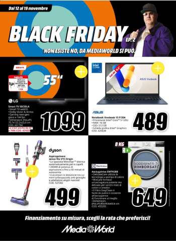 Volantino MediaWorld - 12/11/2025 - 19/11/2025.