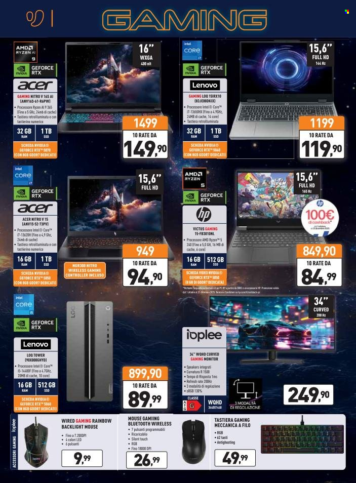Volantino Unieuro - 12/11/2025 - 18/11/2025. Pagina 14