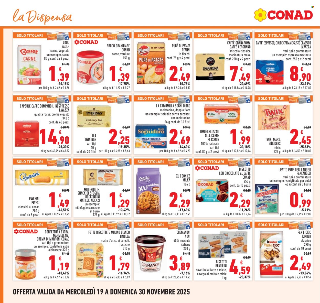 Volantino Conad - 19/11/2025 - 30/11/2025. Pagina 16