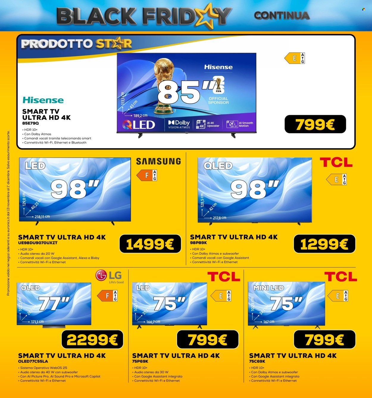 Volantino Euronics - 13/11/2025 - 1/12/2025. Pagina 21