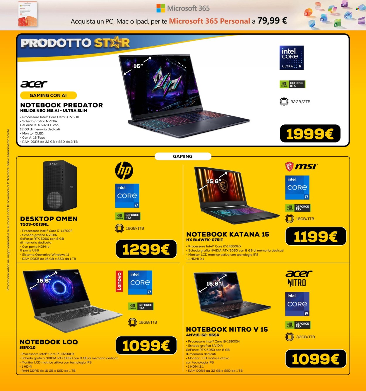 Volantino Euronics - 13/11/2025 - 1/12/2025. Pagina 26