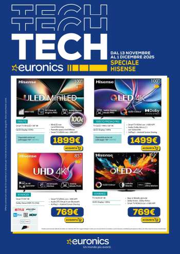 Volantino Euronics - 13/11/2025 - 1/12/2025.