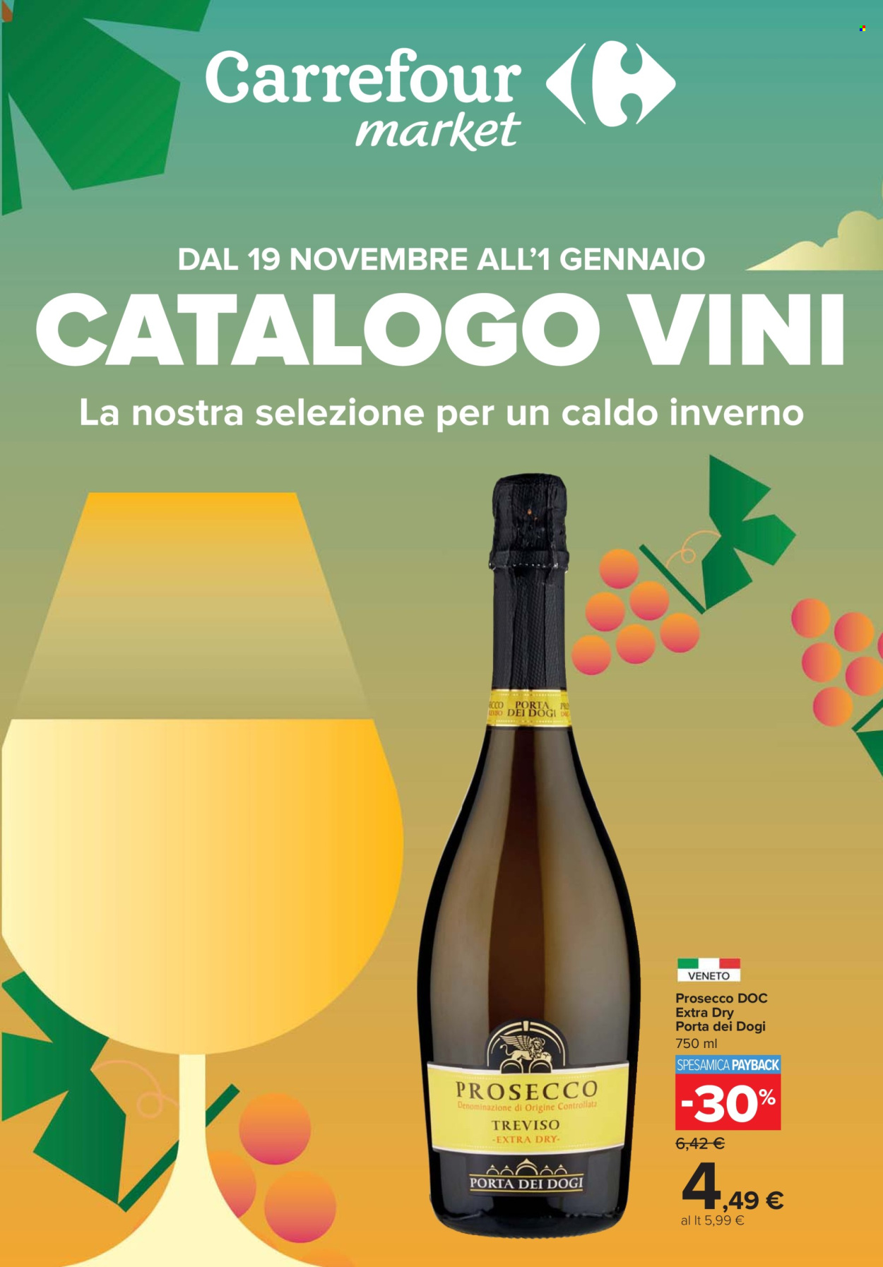 Volantino Carrefour - 19/11/2025 - 1/1/2026. Pagina 1