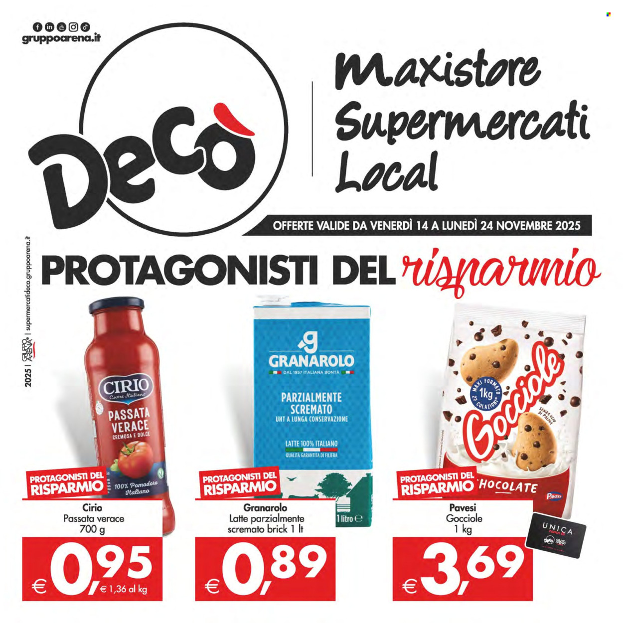 Volantino Deco - 14/11/2025 - 24/11/2025. Pagina 1
