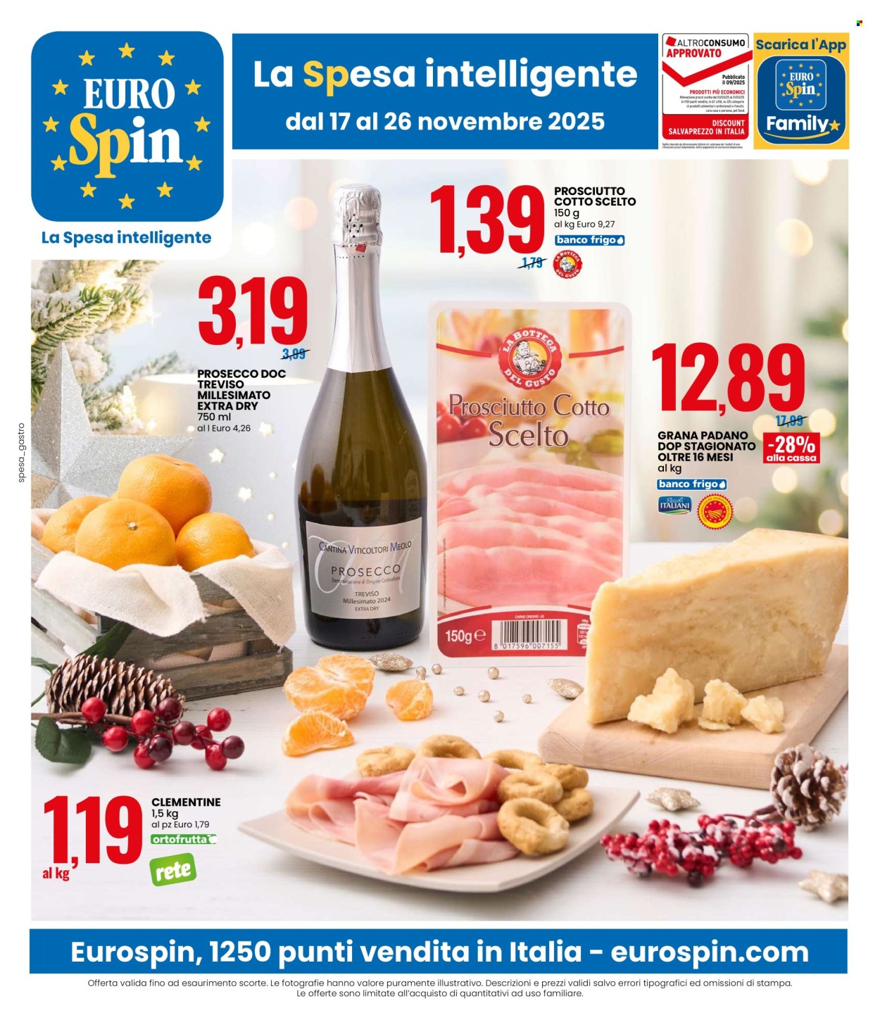 Volantino EuroSpin - 17/11/2025 - 26/11/2025. Pagina 1