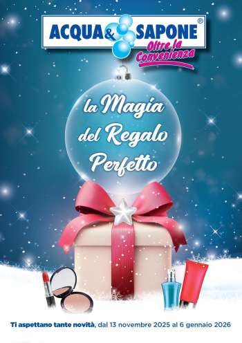 Volantino Acqua & Sapone - 13/11/2025 - 6/1/2026.