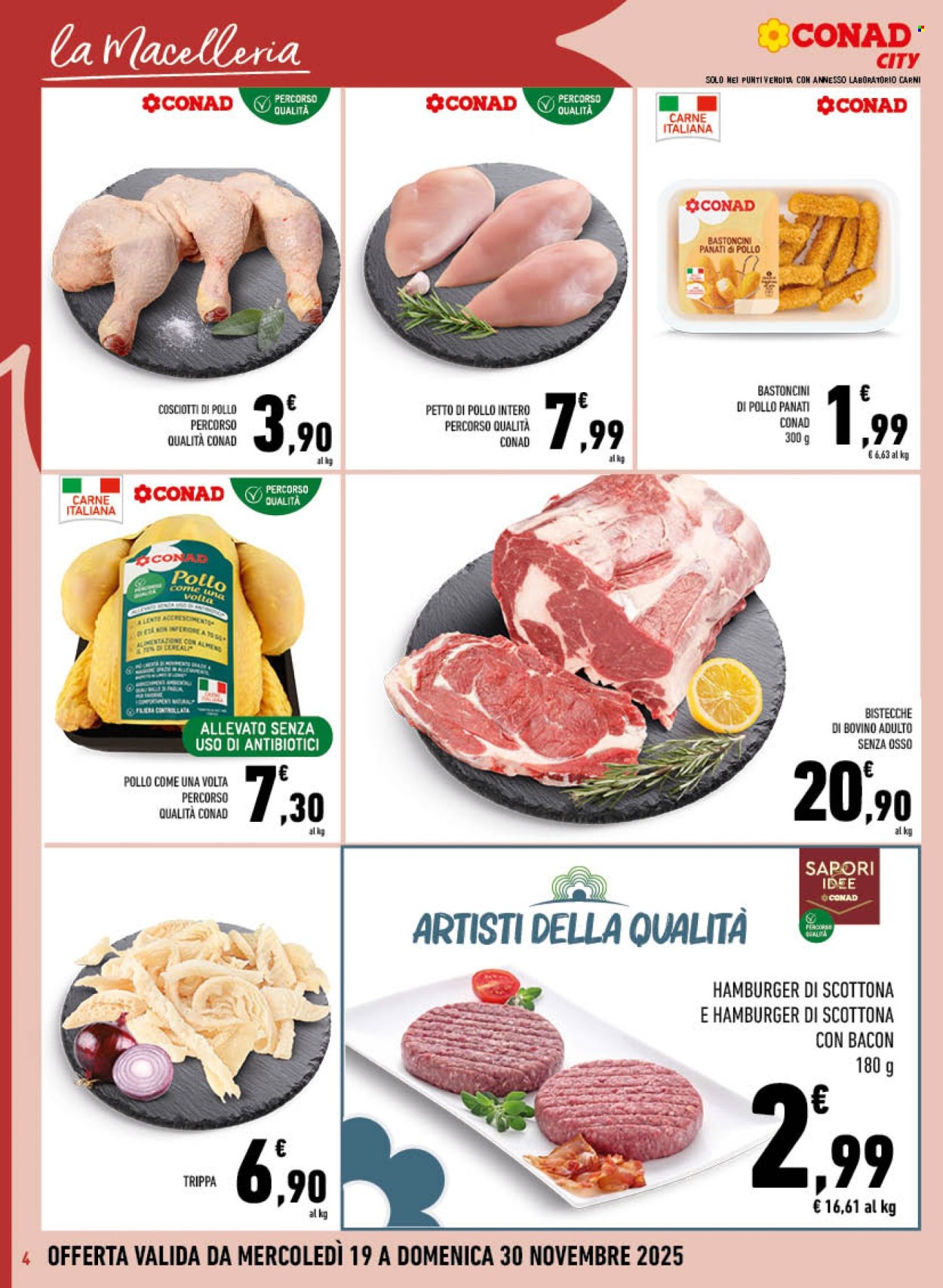 Volantino Conad City - 19/11/2025 - 30/11/2025. Pagina 4