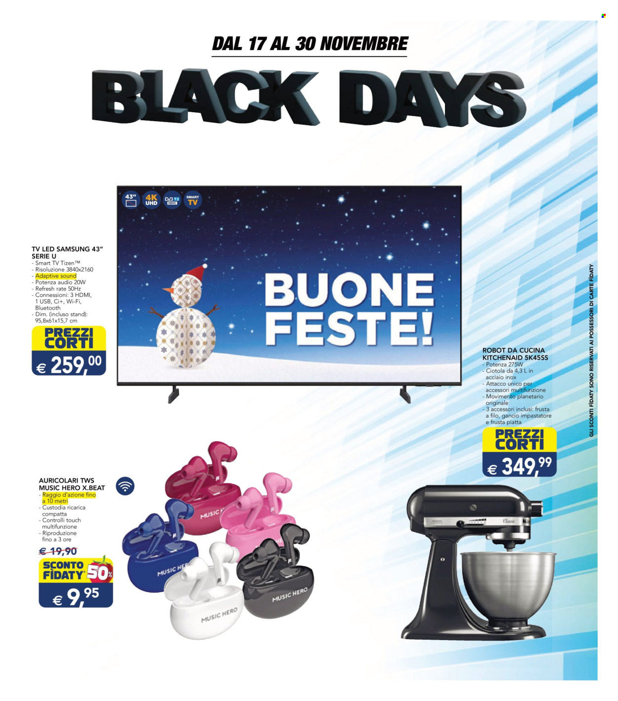 Volantino Esselunga - 17/11/2025 - 30/11/2025. Pagina 1