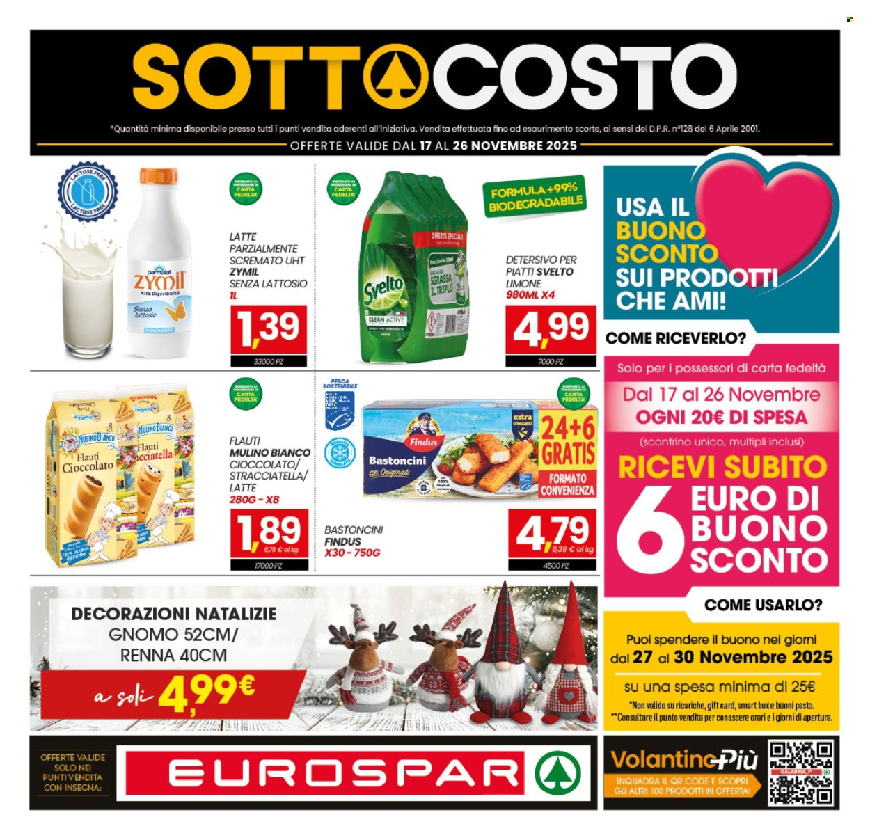 Volantino Eurospar - 17/11/2025 - 26/11/2025. Pagina 1