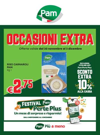 Volantino Pam Panorama - 20/11/2025 - 3/12/2025.