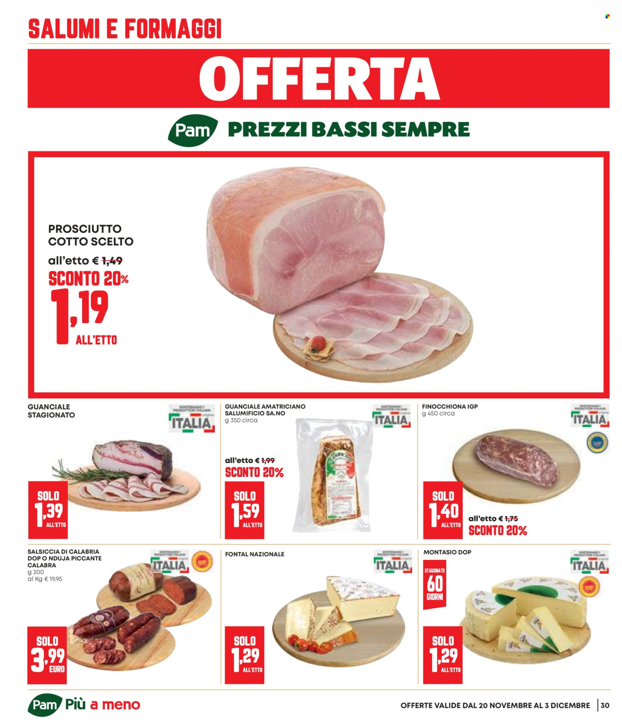 Volantino Pam Panorama - 20/11/2025 - 3/12/2025. Pagina 30