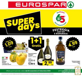 Volantino Eurospar - 25/11/2025 - 3/12/2025.