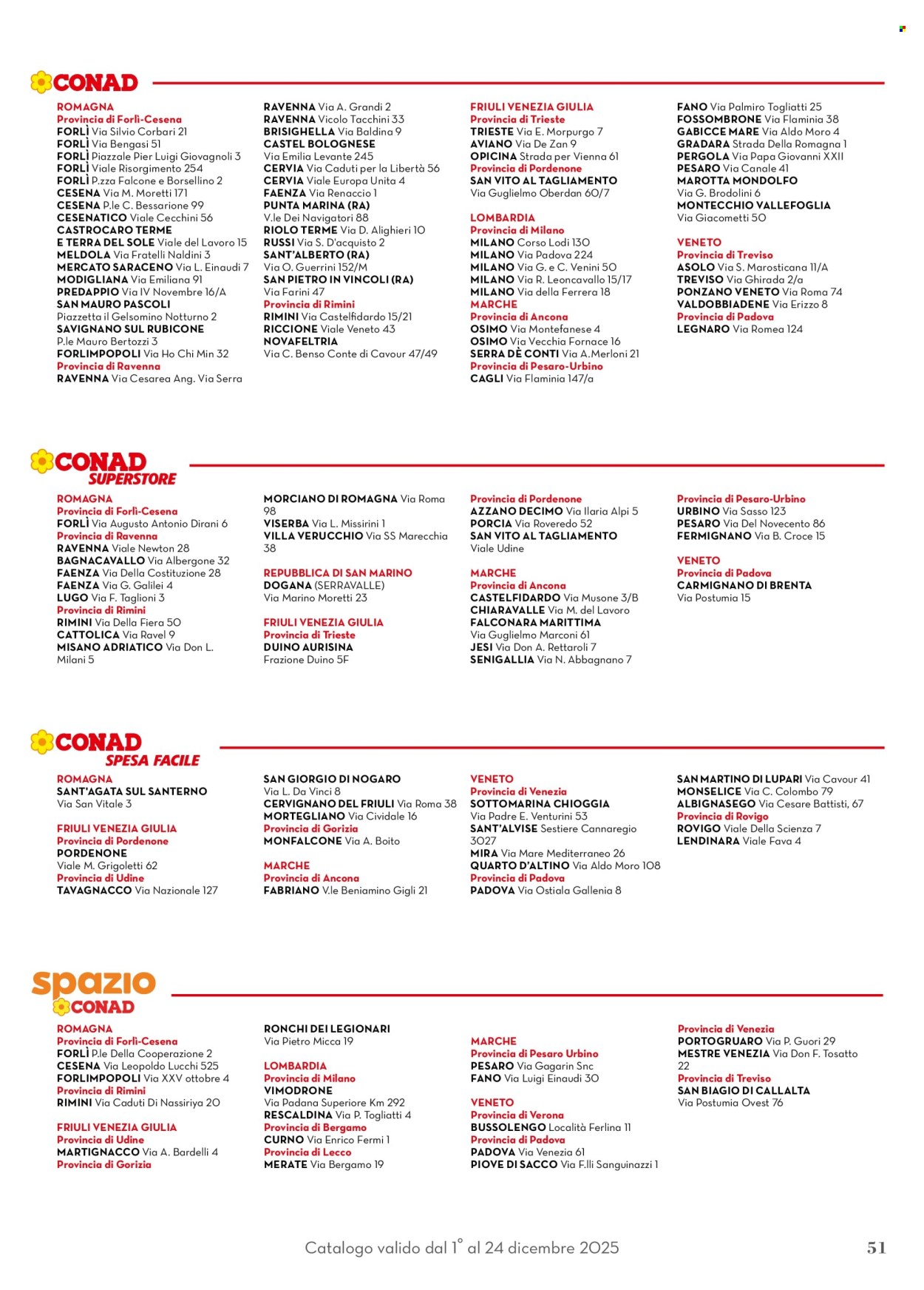 Leták Conad - 1.12.2025 - 24.12.2025. Strana 51