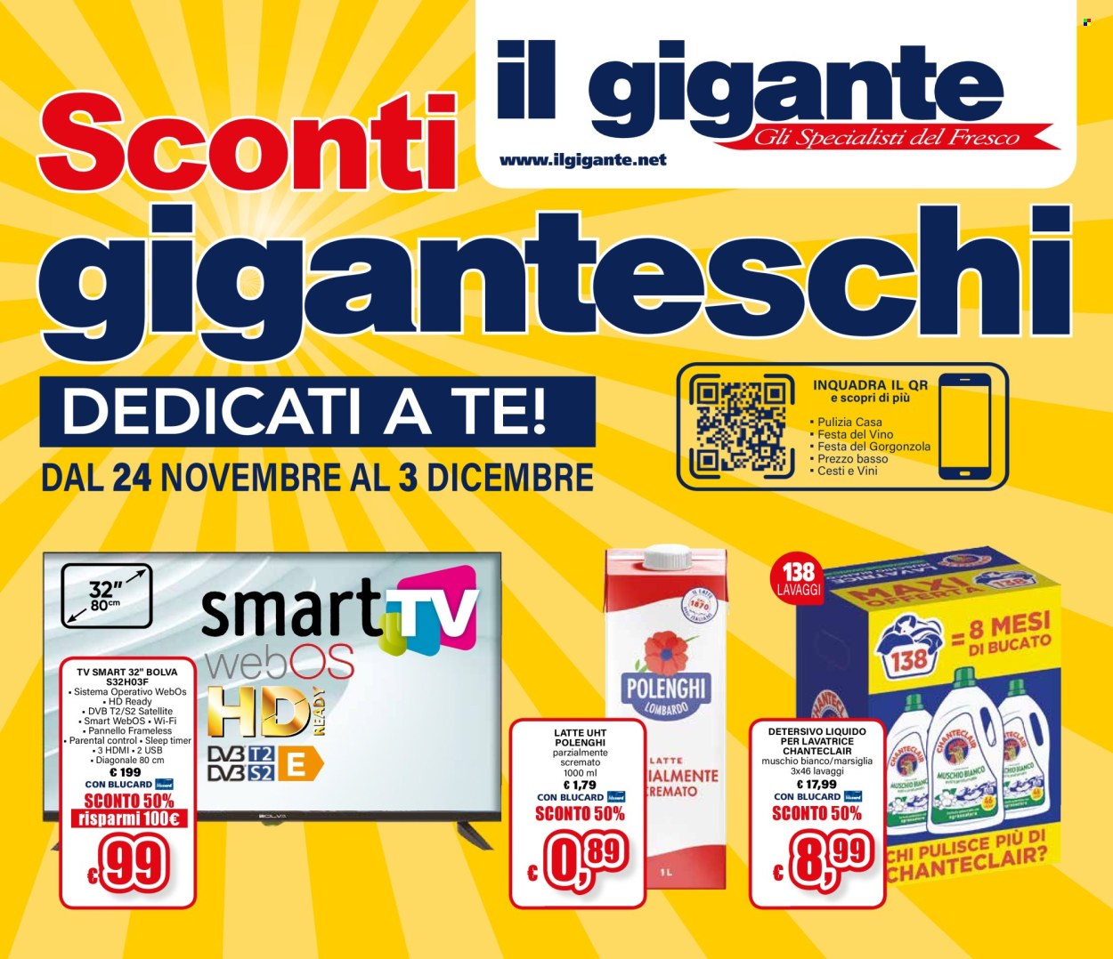Volantino Il Gigante - 24/11/2025 - 3/12/2025. Pagina 1