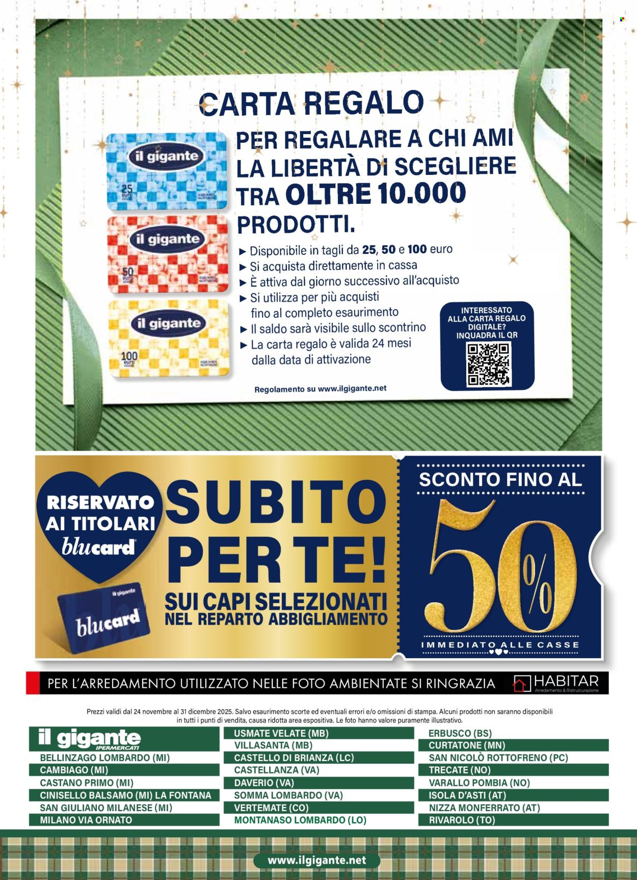 Volantino Il Gigante - 24/11/2025 - 31/12/2025. Pagina 32