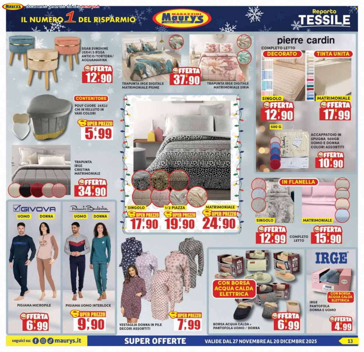 Volantino Maury's - 27/11/2025 - 20/12/2025. Pagina 13