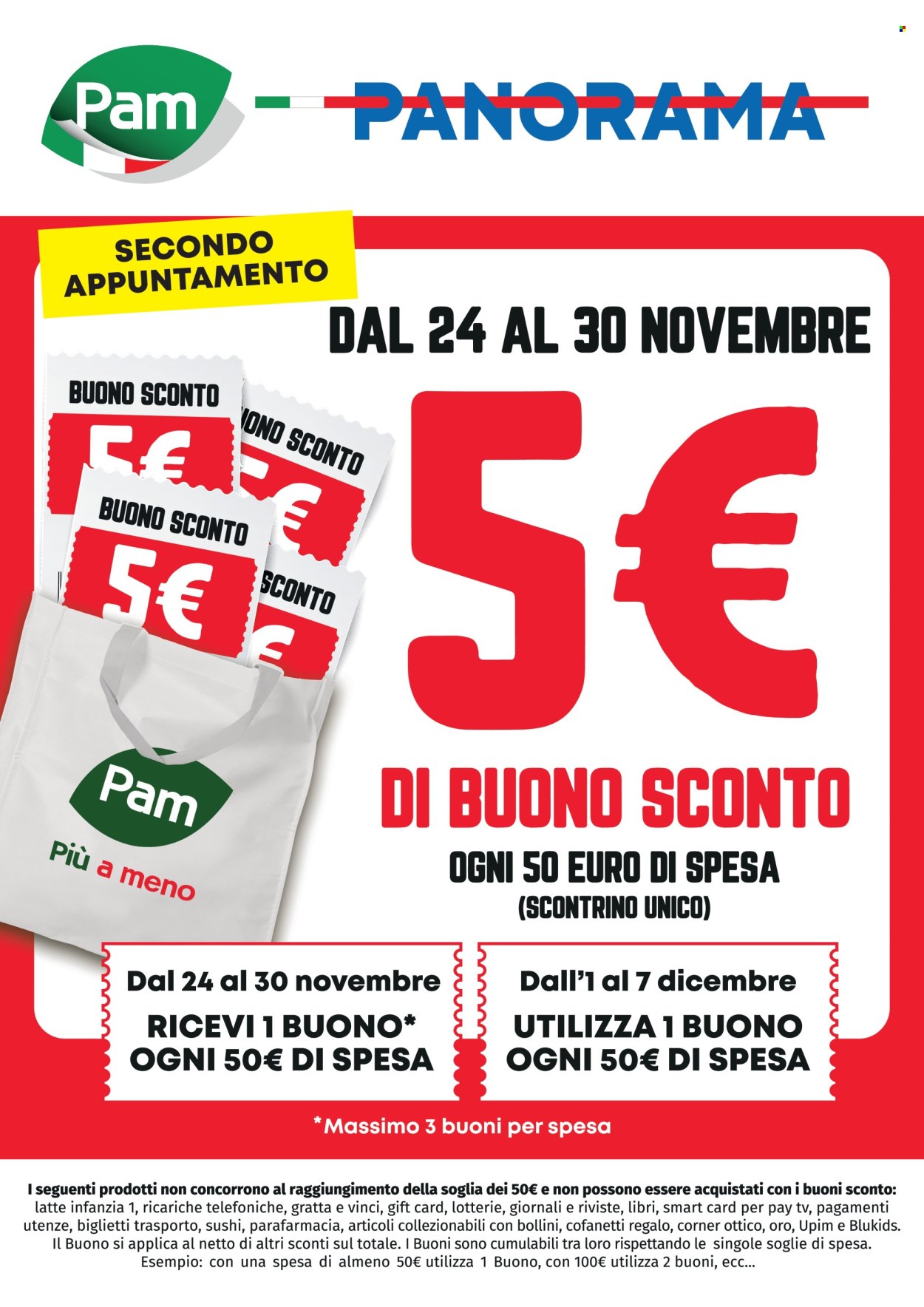 Volantino Pam Panorama - 24/11/2025 - 30/11/2025. Pagina 1