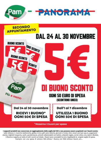 Volantino Pam Panorama - 24/11/2025 - 30/11/2025.