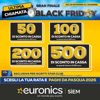 Volantino Euronics - 26/11/2025 - 1/12/2025.