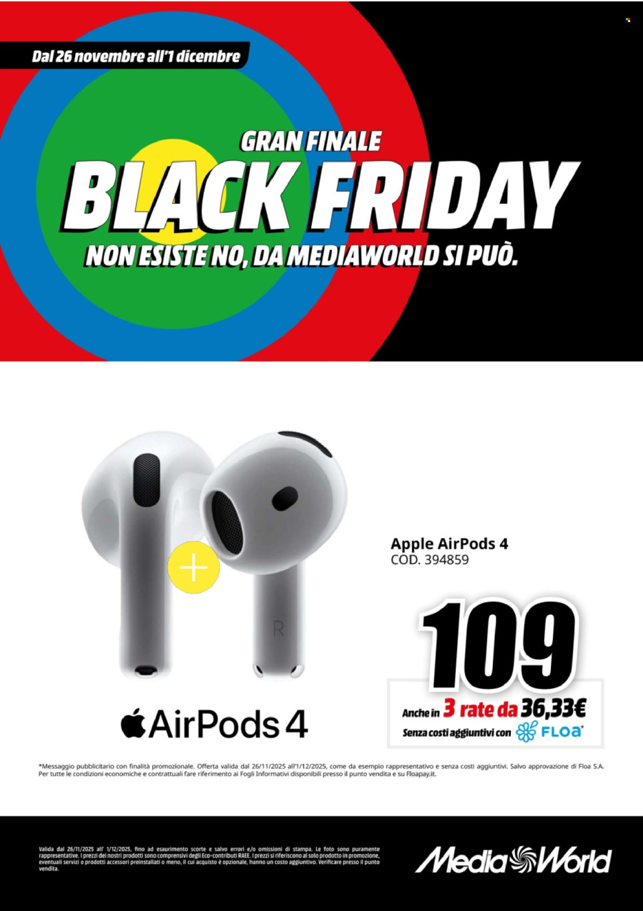 Volantino MediaWorld - 26/11/2025 - 1/12/2025. Pagina 12