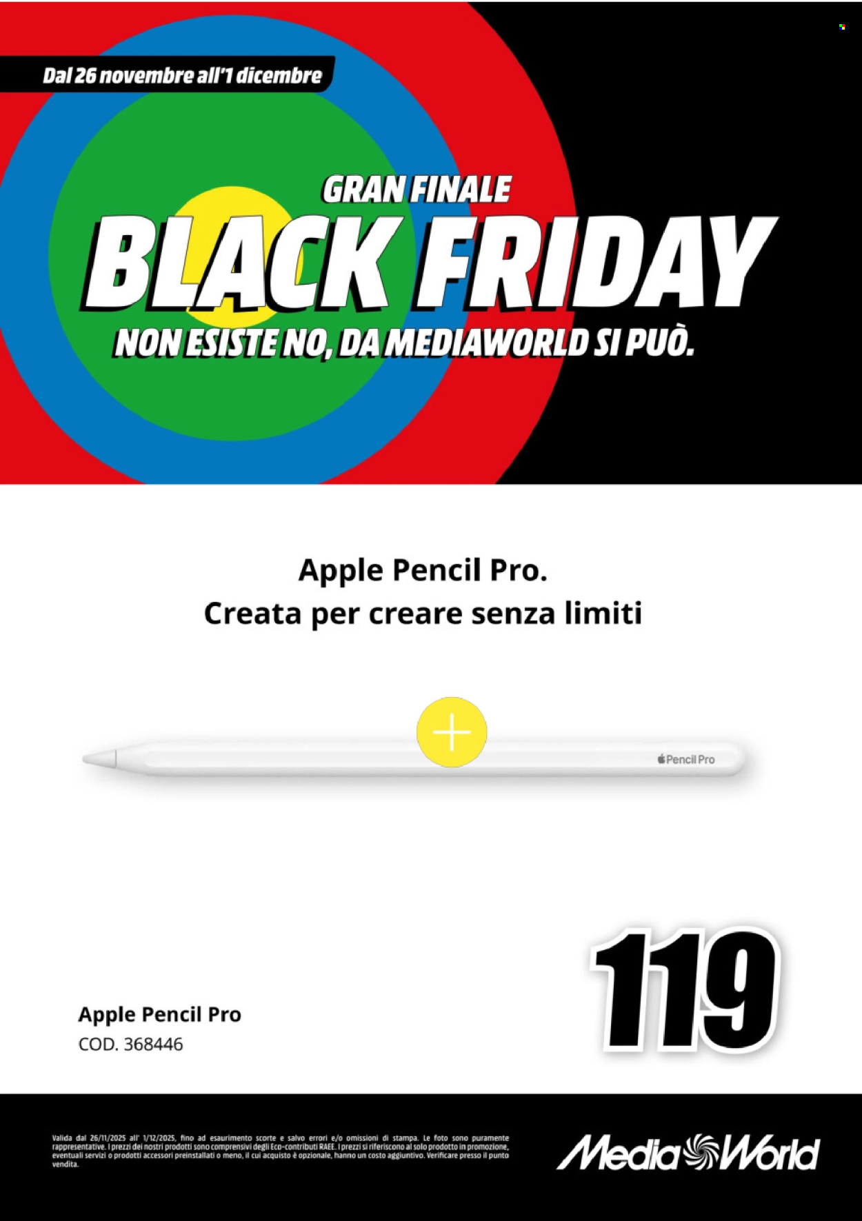 Volantino MediaWorld - 26/11/2025 - 1/12/2025. Pagina 16