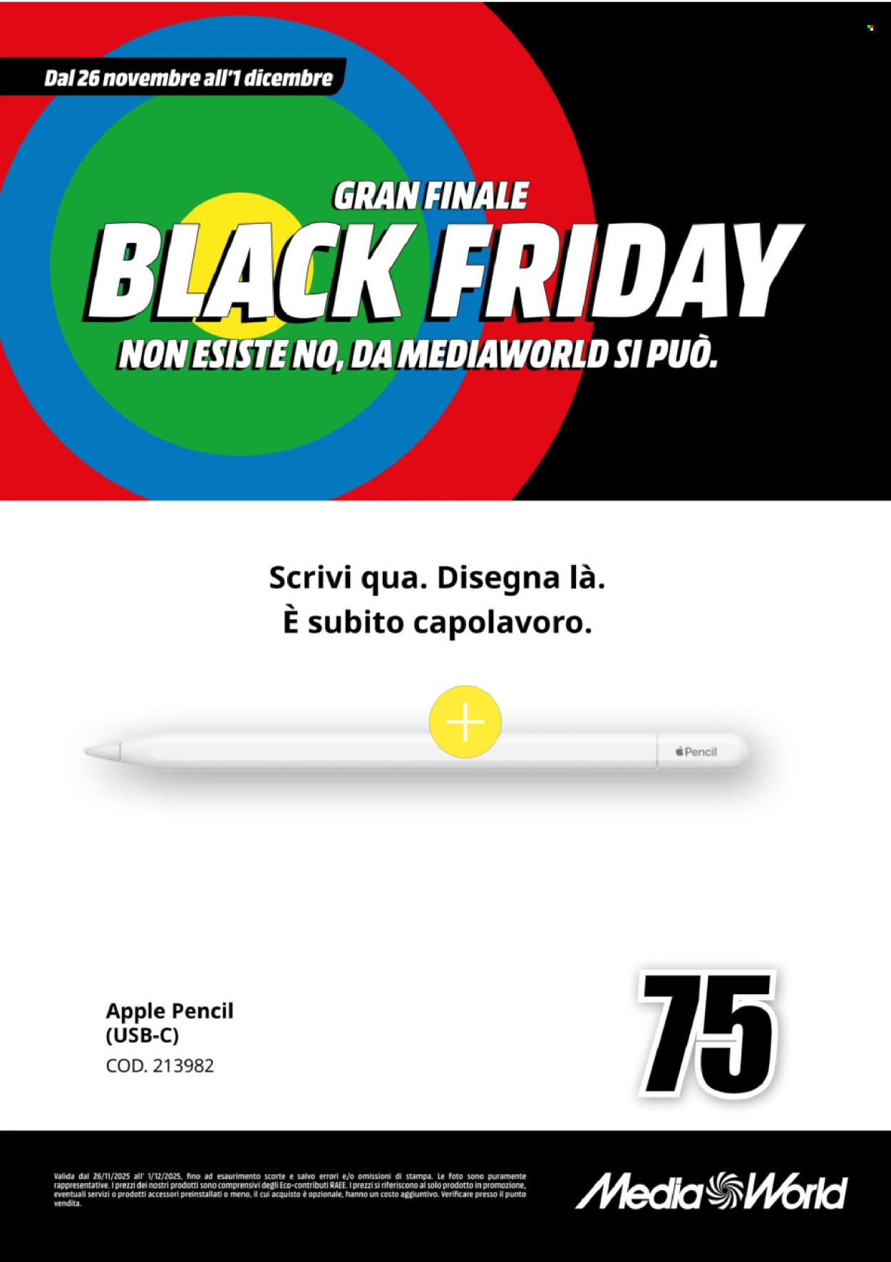 Volantino MediaWorld - 26/11/2025 - 1/12/2025. Pagina 17