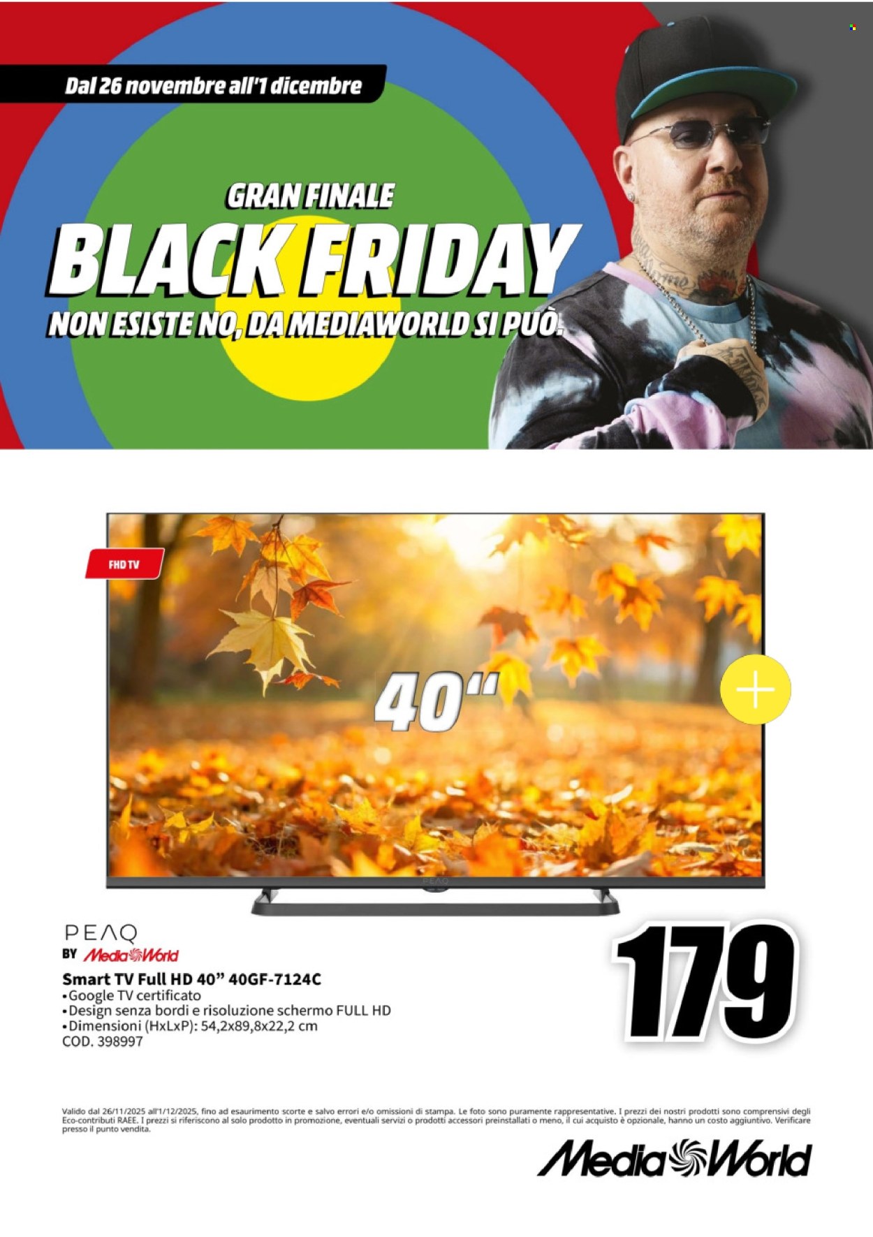 Volantino MediaWorld - 26/11/2025 - 1/12/2025. Pagina 39