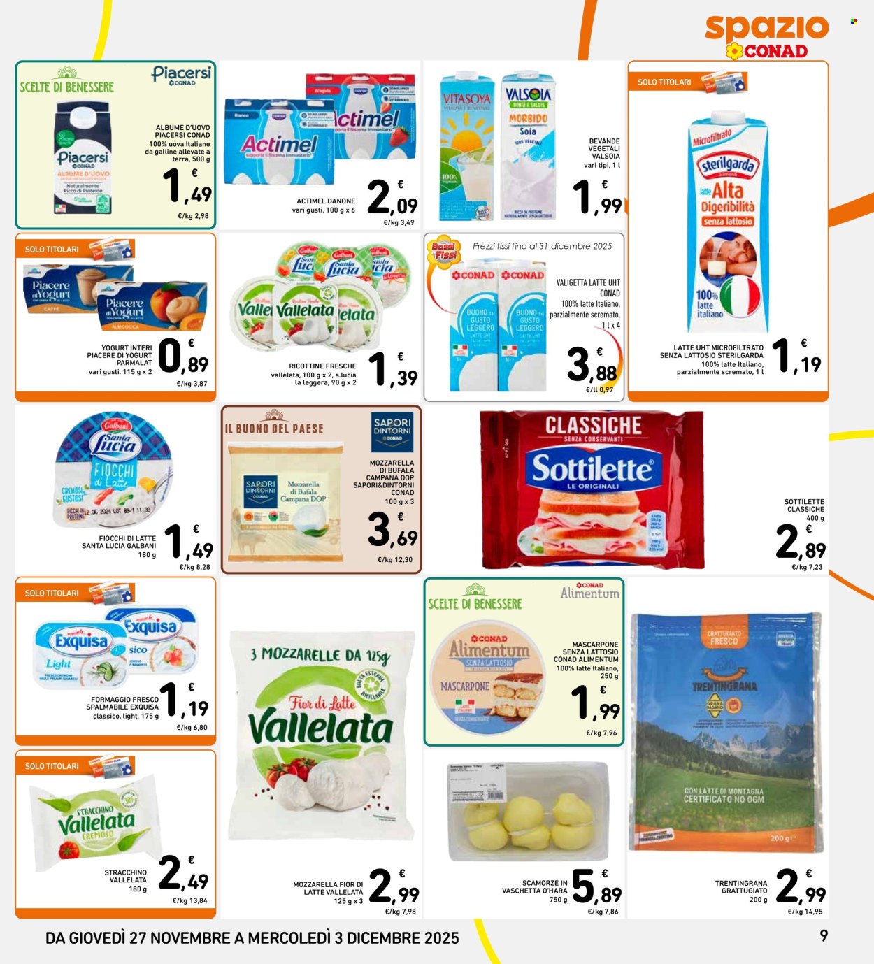 Volantino Spazio Conad - 27/11/2025 - 3/12/2025. Pagina 9