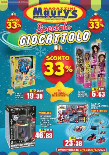 Volantino Maury's - 27/11/2025 - 20/12/2025.