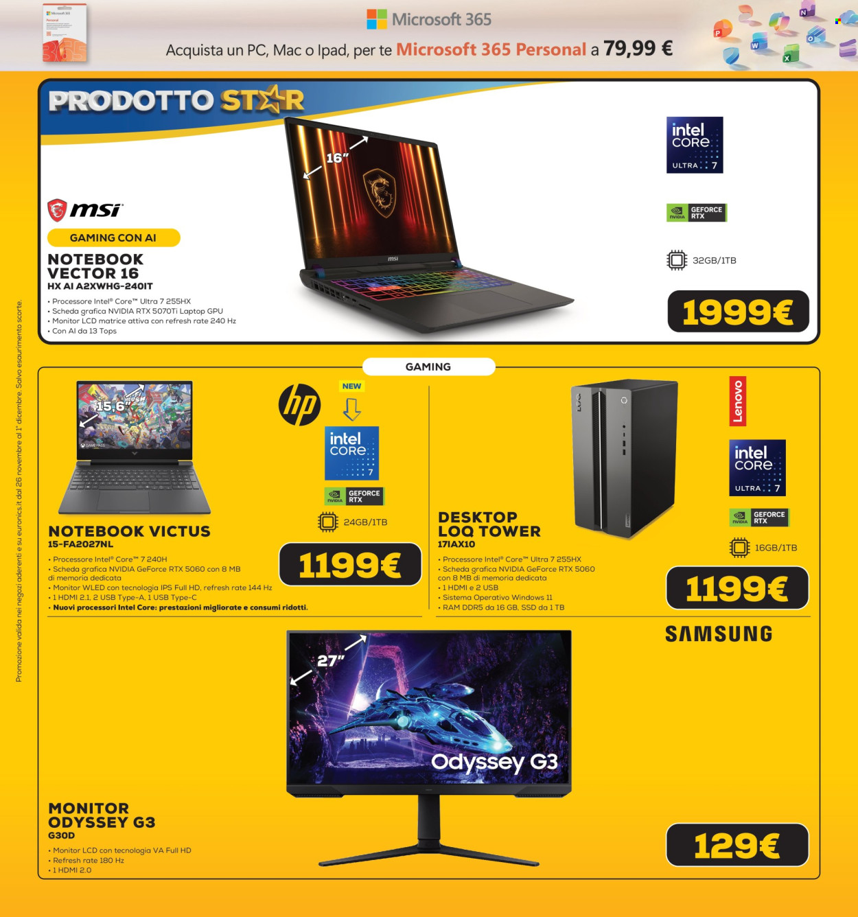 Volantino Euronics - 26/11/2025 - 1/12/2025. Pagina 26