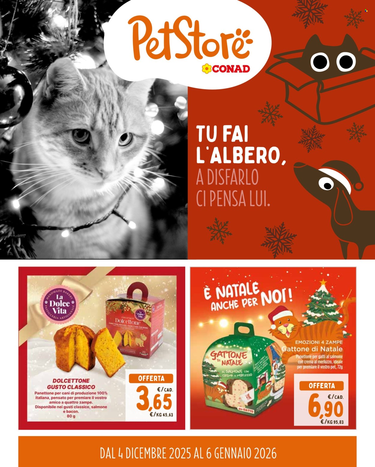 Leták Conad - 4.12.2025 - 6.1.2026. Strana 1