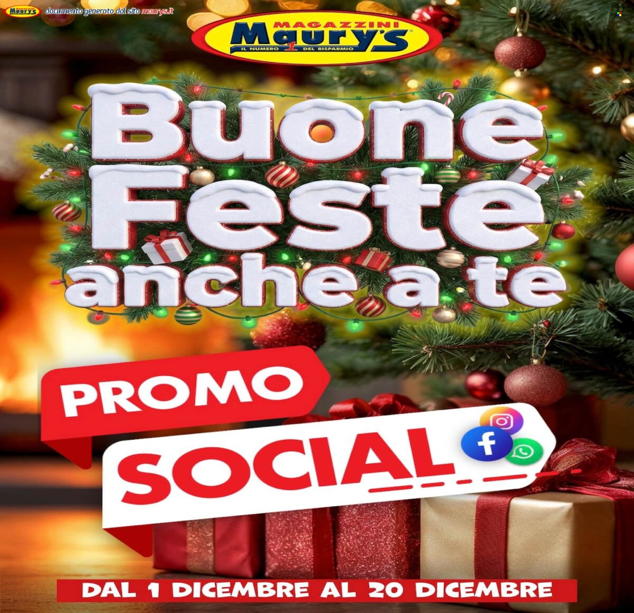 Leták Maury's - 1.12.2025 - 20.12.2025. Strana 1