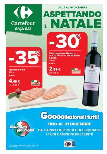 Volantino Carrefour - 4/12/2025 - 16/12/2025.