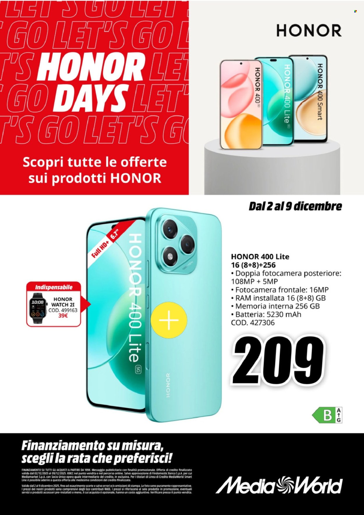 Volantino MediaWorld - 2/12/2025 - 9/12/2025. Pagina 1