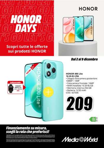 Volantino MediaWorld - 2/12/2025 - 9/12/2025.