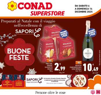 Volantino Conad Superstore - 6/12/2025 - 14/12/2025.