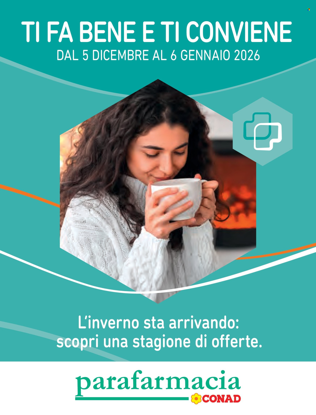 Leták Parafarmacia Conad - 5.12.2025 - 6.1.2026. Strana 1