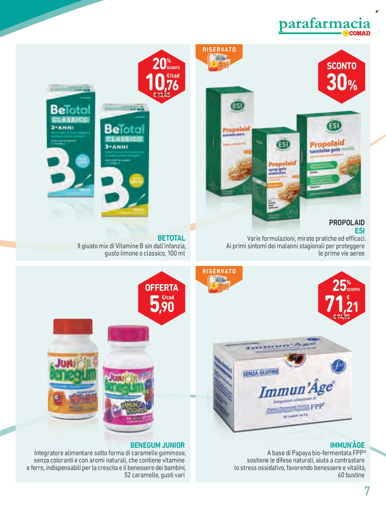 Leták Parafarmacia Conad - 5.12.2025 - 6.1.2026. Strana 7