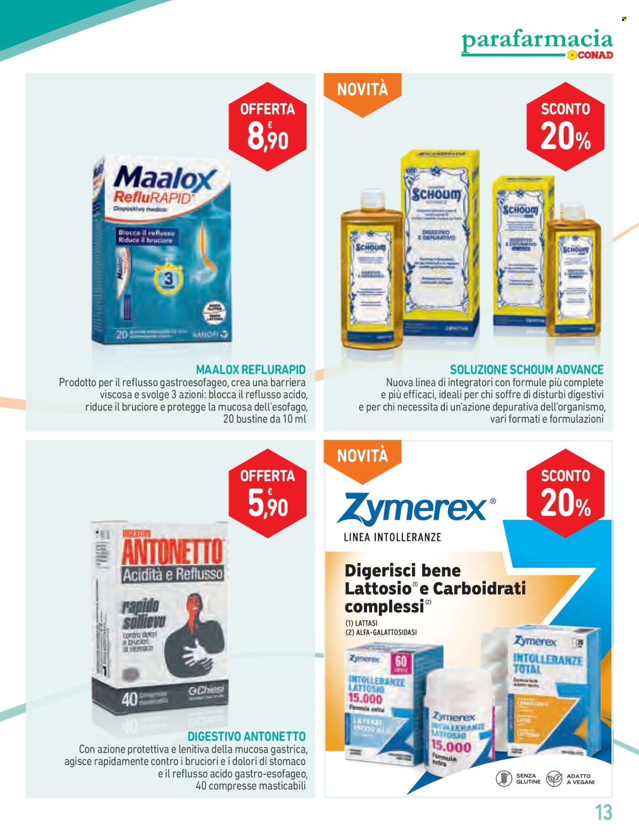 Leták Parafarmacia Conad - 5.12.2025 - 6.1.2026. Strana 13
