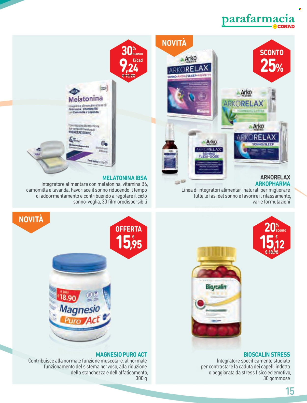 Leták Parafarmacia Conad - 5.12.2025 - 6.1.2026. Strana 15
