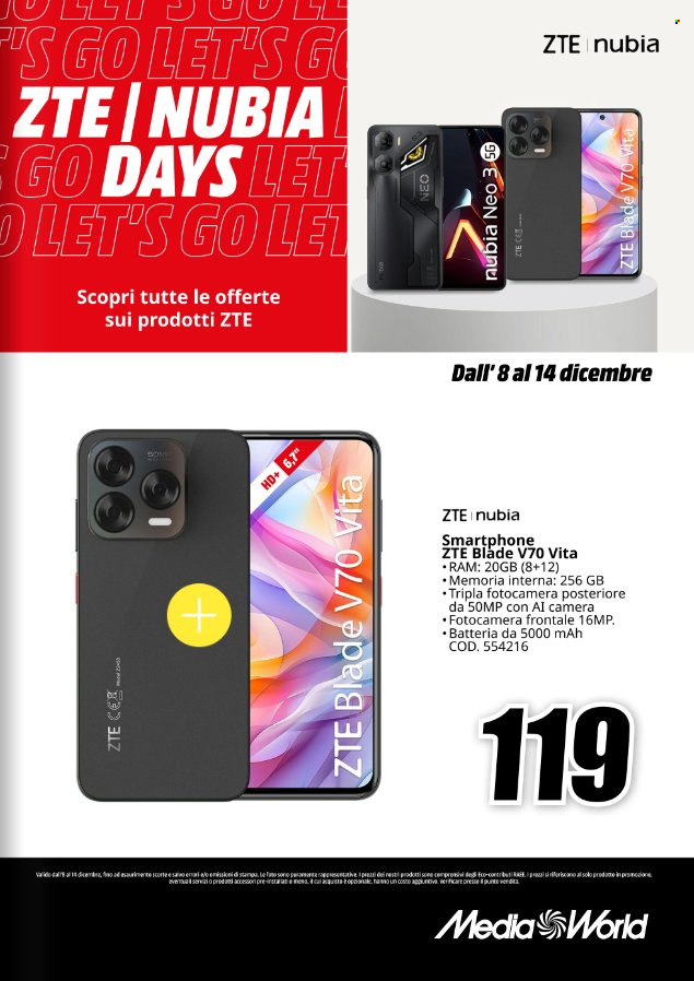 Volantino MediaWorld - 8/12/2025 - 14/12/2025. Pagina 3